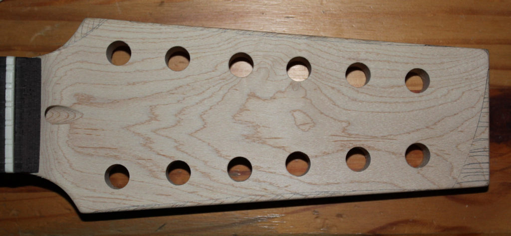 Headstock marked